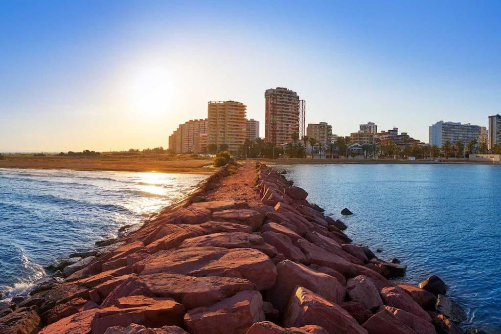 Appartamento La Llar45 , Relajate Junto Al Mar Playa Pobla de Farnals Esterno foto